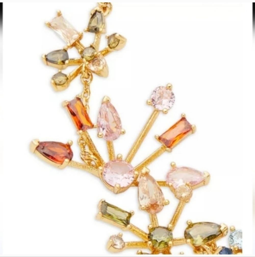kate spade new york Mixed Cubic Zirconia Firework Flower Line Bracelet - Picture 4 of 6